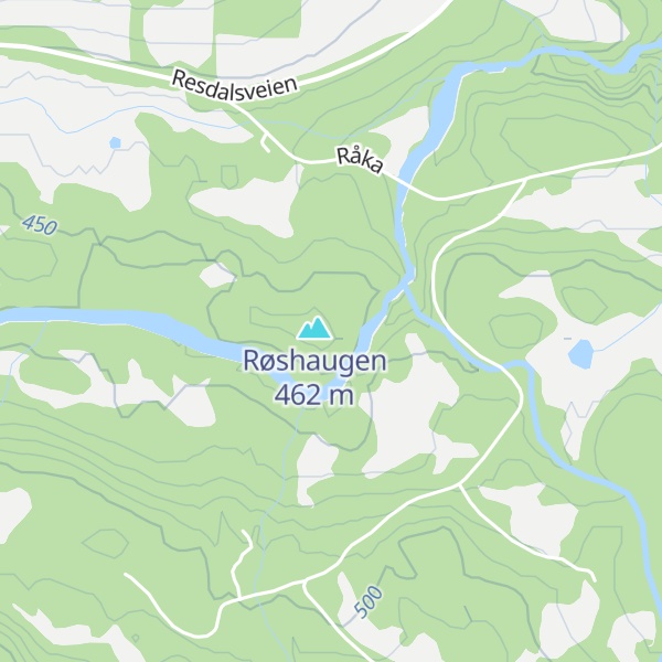 Map of Røsberga