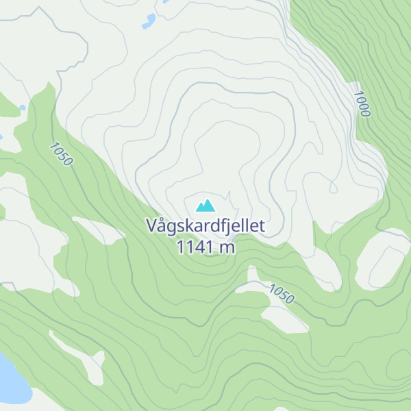 Map of Vågskardfjellet