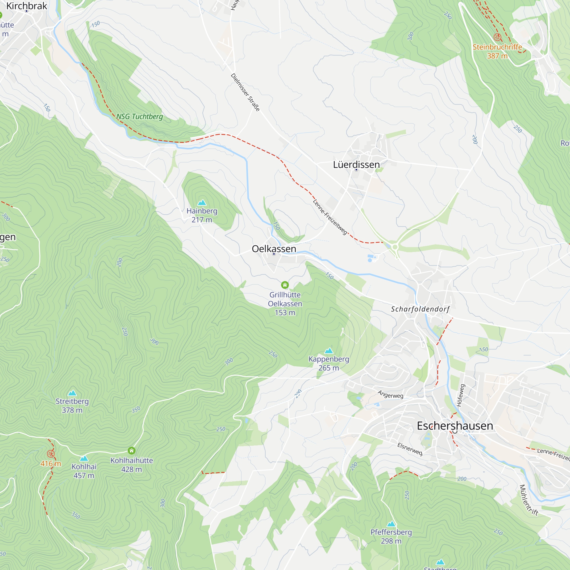 Grillhütte Oelkassen map