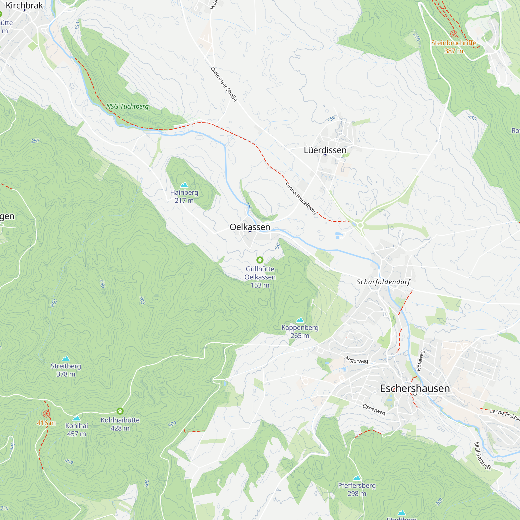 Grillhütte Oelkassen map