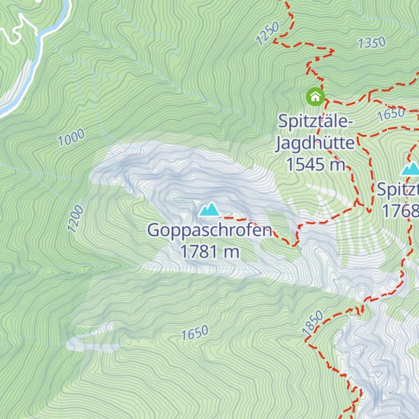 Map of Goppaschrofen