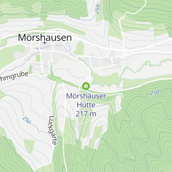 Map of Mörshäuser Hütte