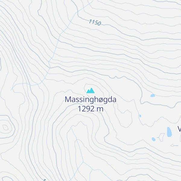 Map of Massinghøgda
