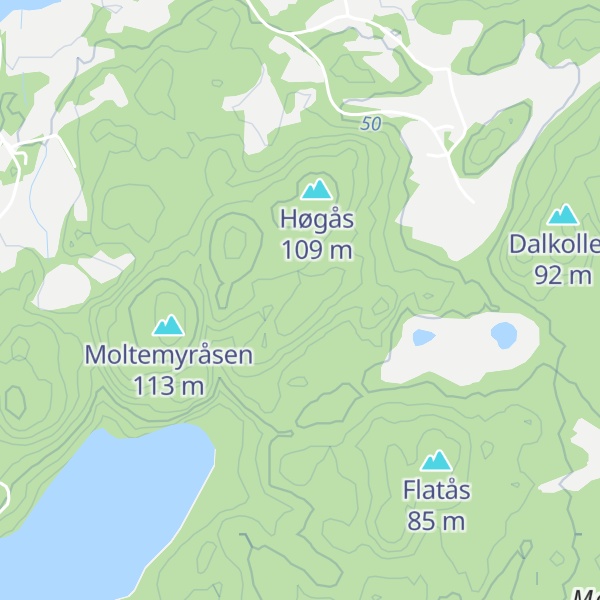 Map of Velkomåsen
