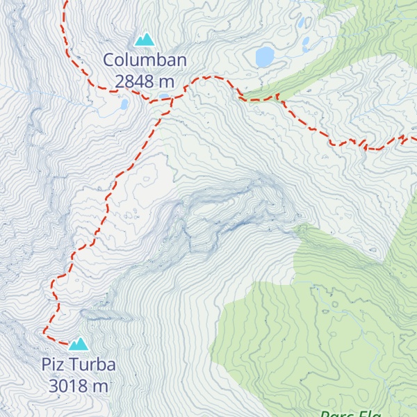 Map of Piz Forcellina