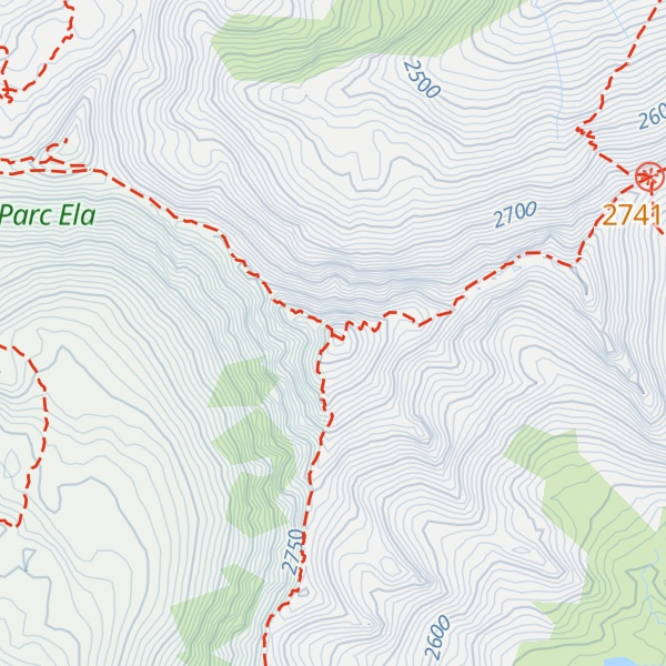Map of Aroser Rothorn