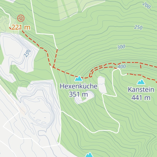 Map of Hexenküche