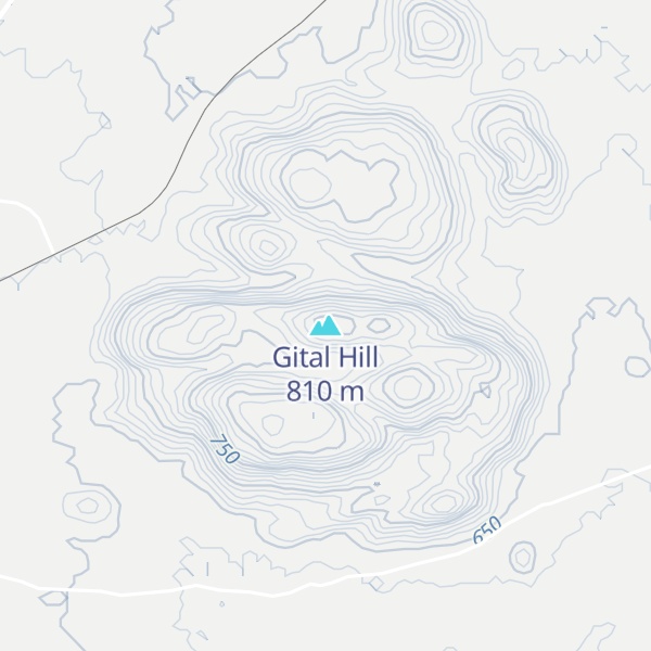 Map of Gital Hill