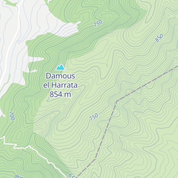 Map of Djebel ez Zil