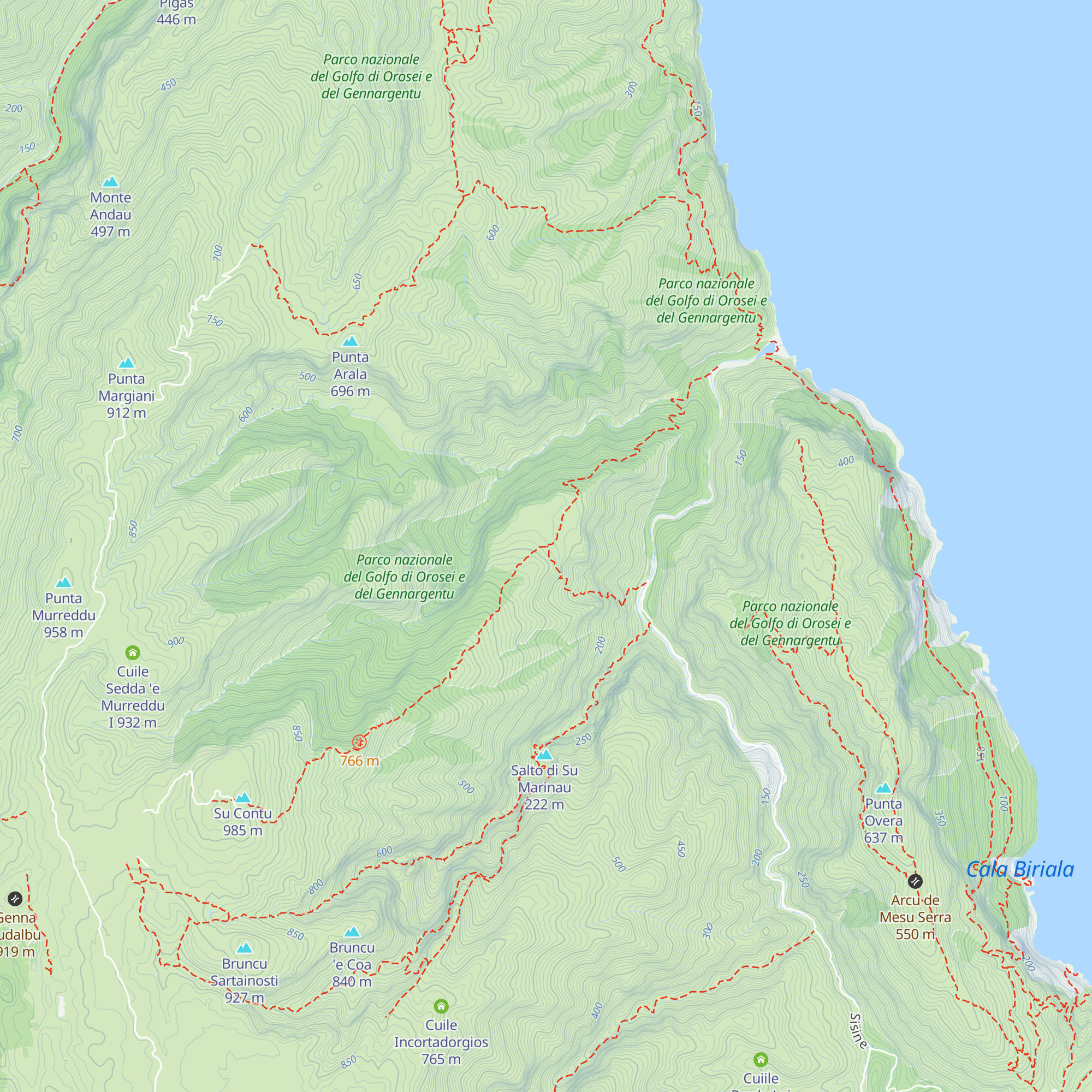 Cuile Coa 'e Sedda map