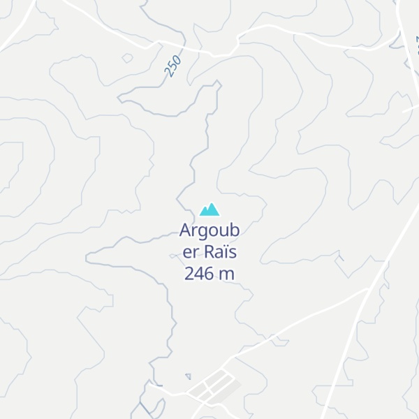 Map of Argoub er Raïs