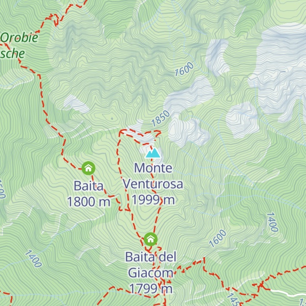 Map of Monte Venturosa