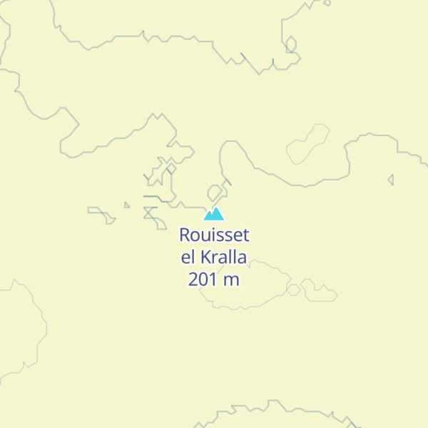 Map of Rouisset el Kralla