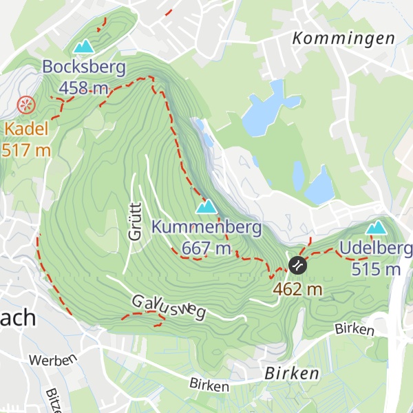 Map of Kummenberg