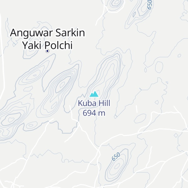 Map of Kuba Hill