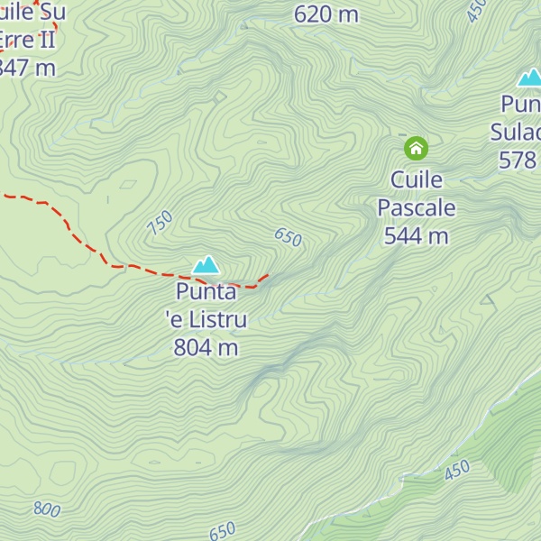 Map of Cuile Su Stiddu