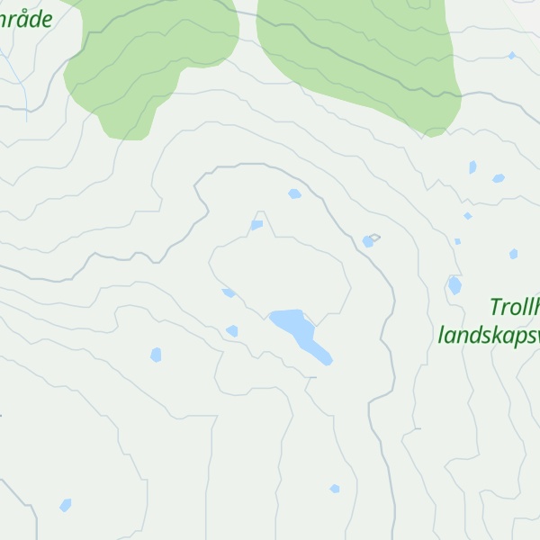 Map of Telfjellet