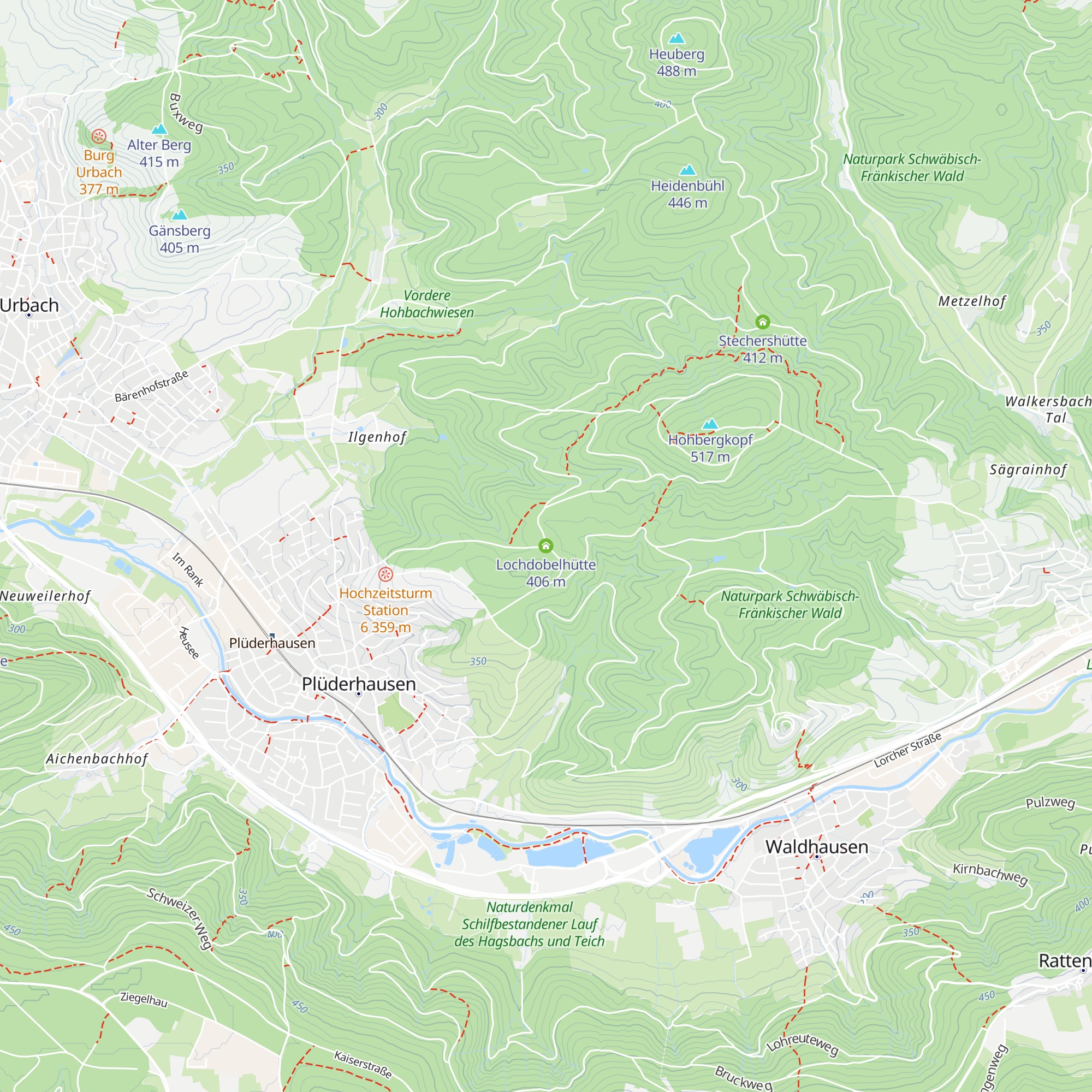 Lochdobelhütte map