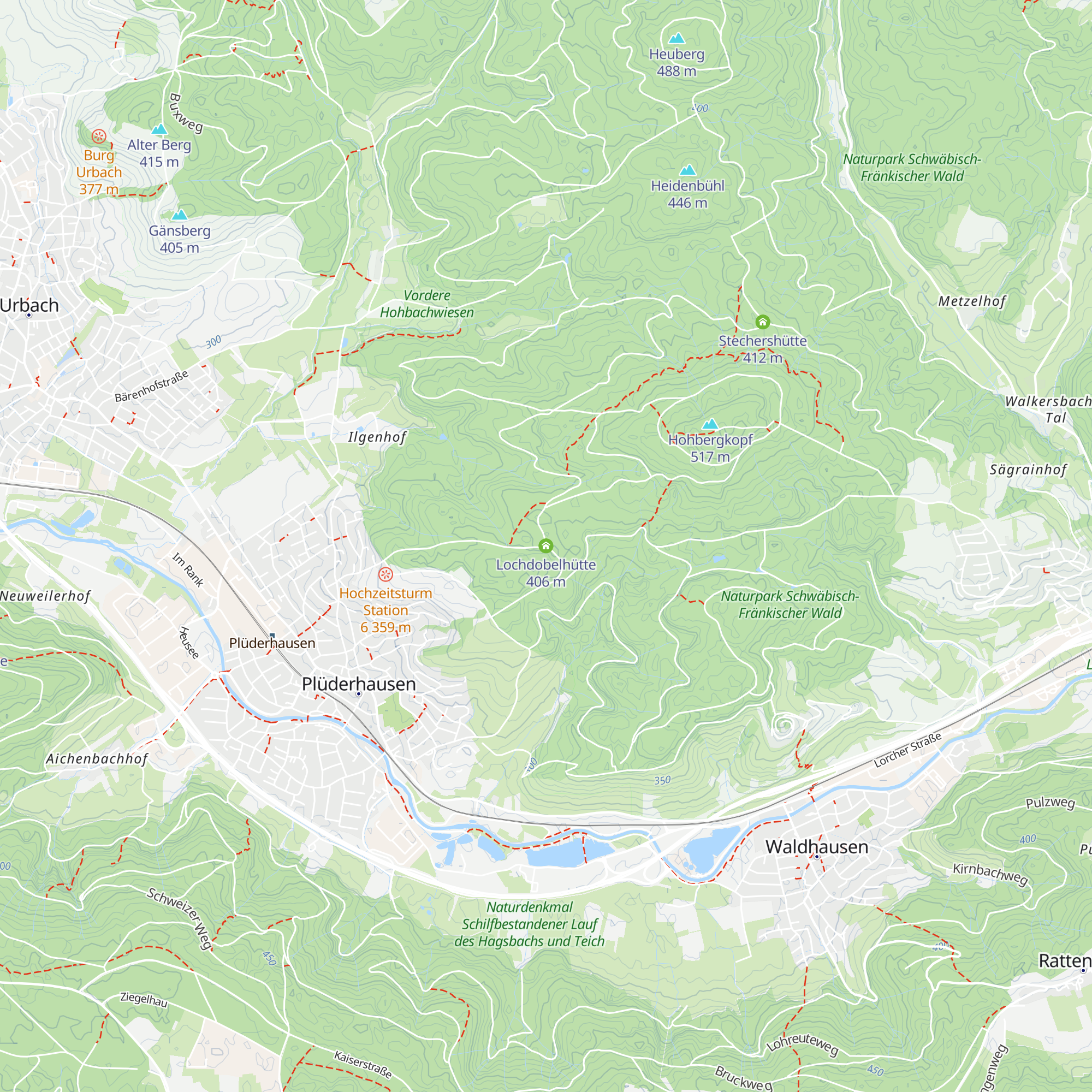 Lochdobelhütte map