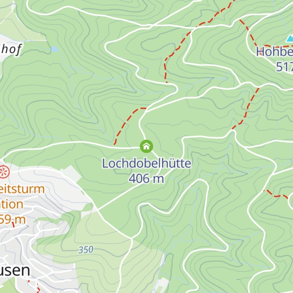Map of Lochdobelhütte