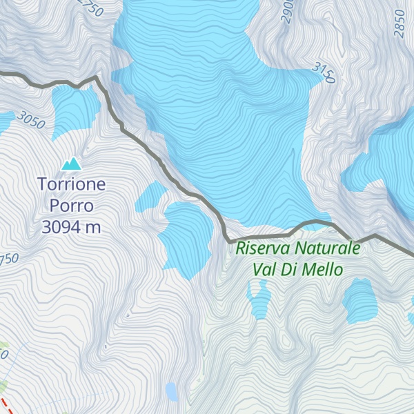 Map of Bivacco Titta Ronconi
