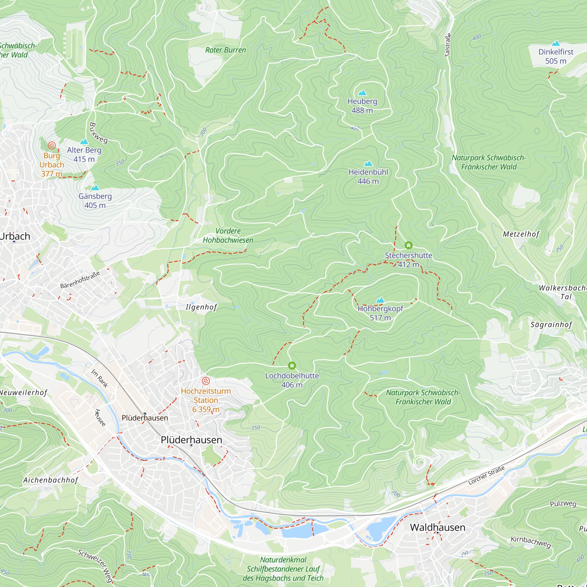 Hermann-Löns-Hütte map