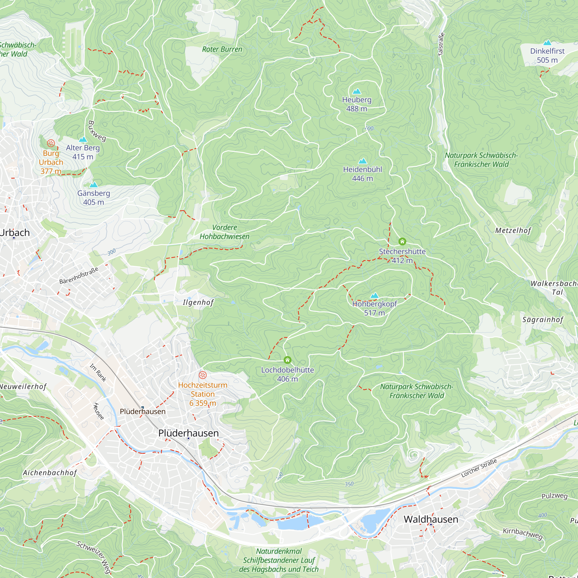 Hermann-Löns-Hütte map