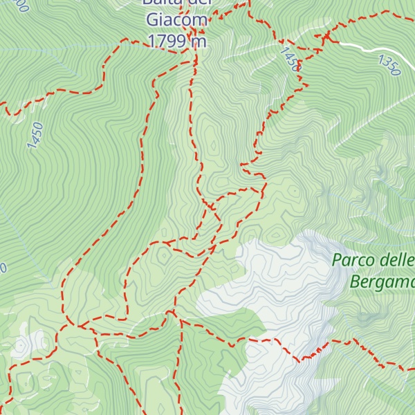 Map of Monte Cancervo