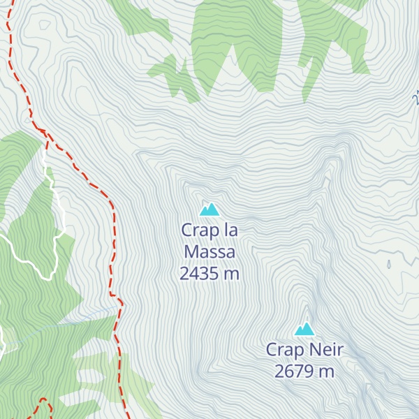Map of Crap la Massa