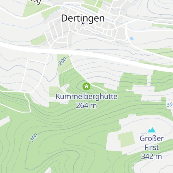 Map of Kümmelberghütte