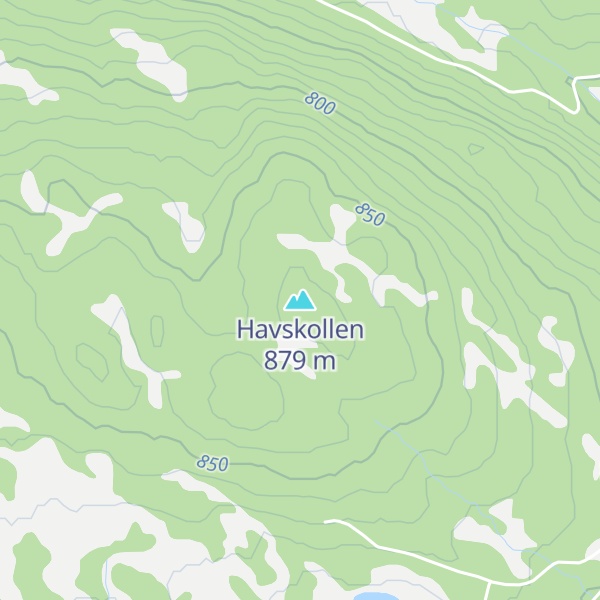 Map of Havskollen