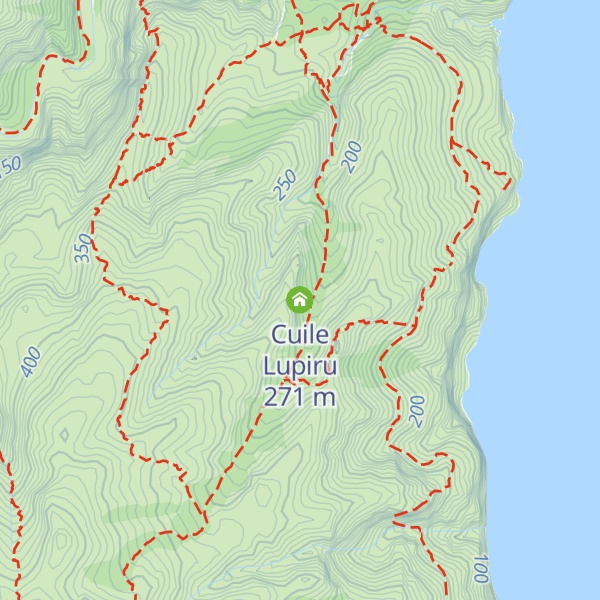Map of Cuile Lupiru