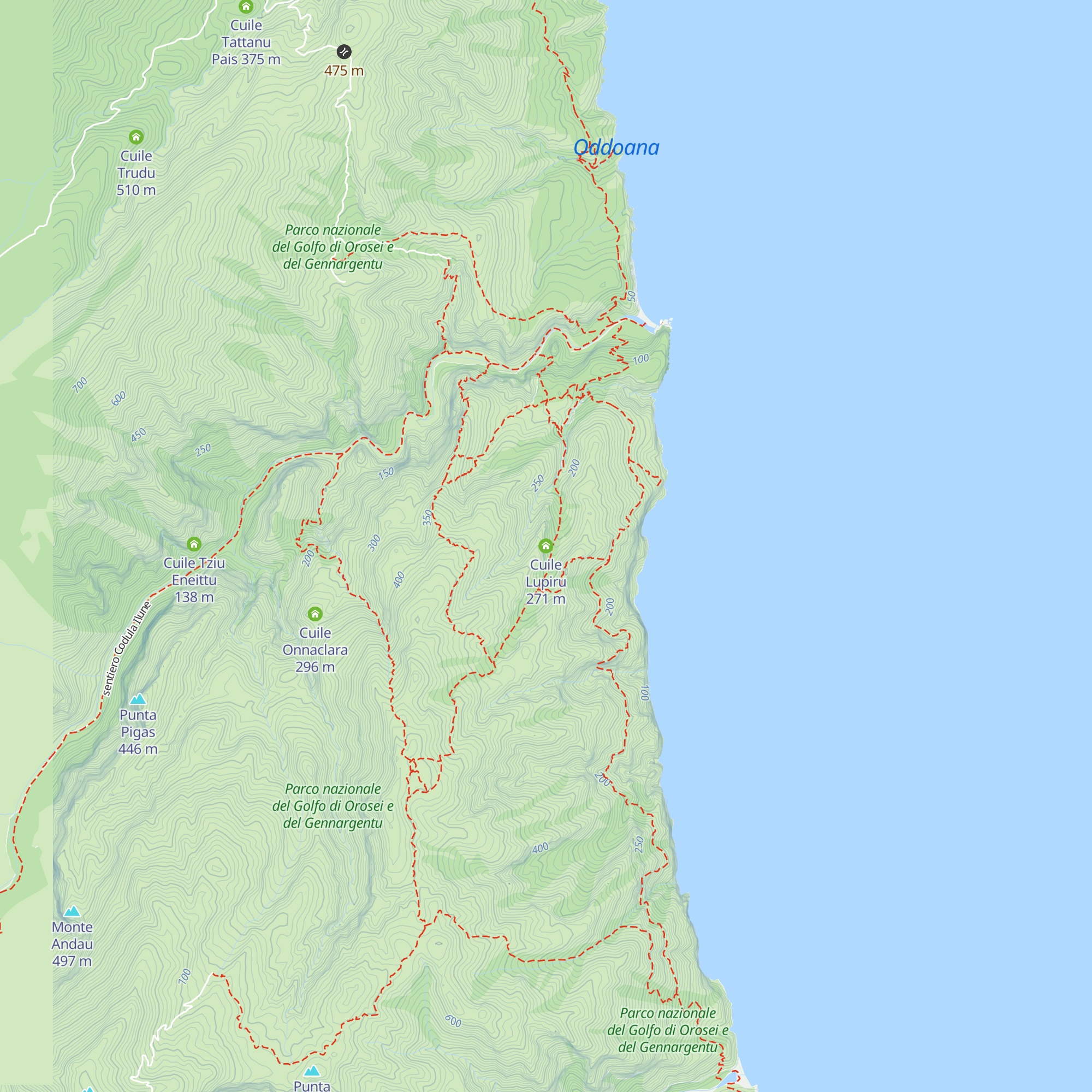 Cuile Lupiru map