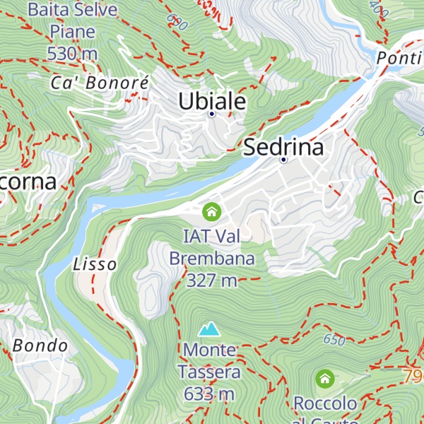 Map of IAT Val Brembana
