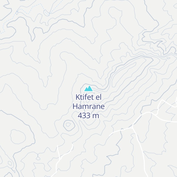 Map of Ktifet el Hamrane