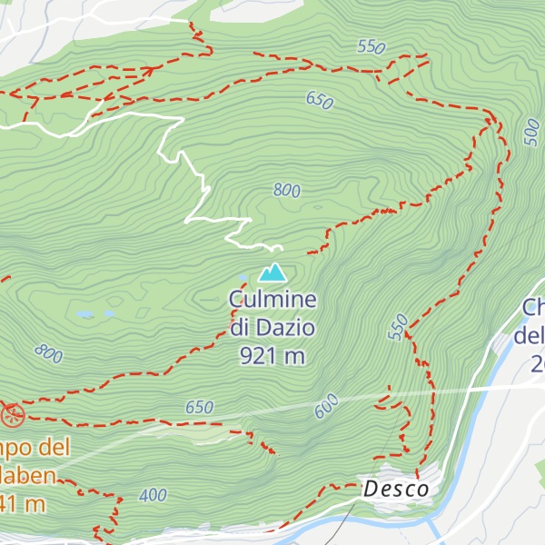 Map of Culmine di Dazio