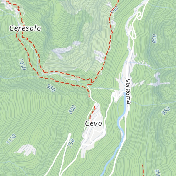 Map of Centraline Cavru