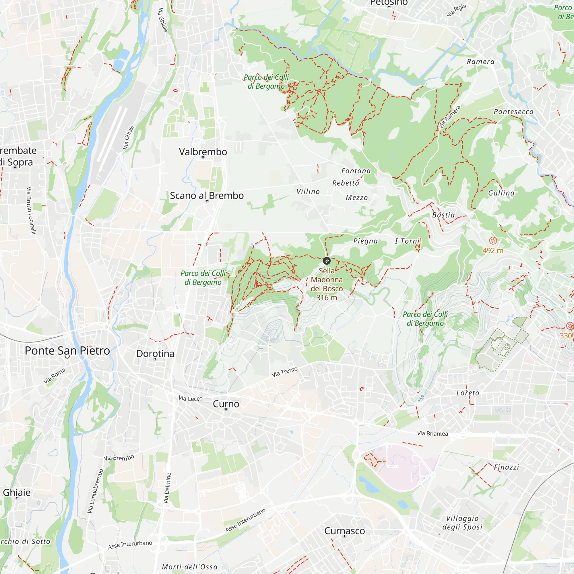 Villa Bagnada map