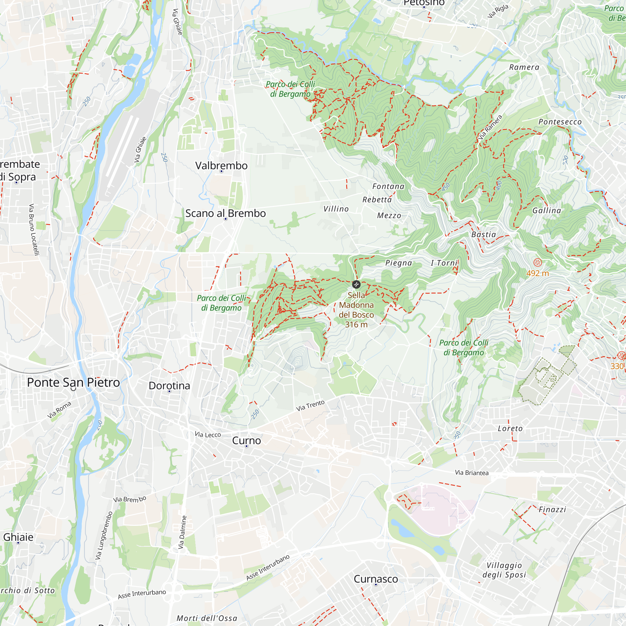 Villa Bagnada map