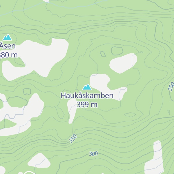Map of Haukåskamben
