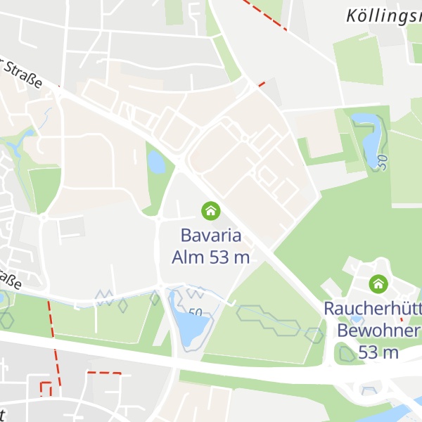 Map of Bavaria Alm