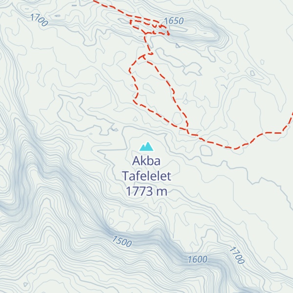 Map of Akba Tafelelet