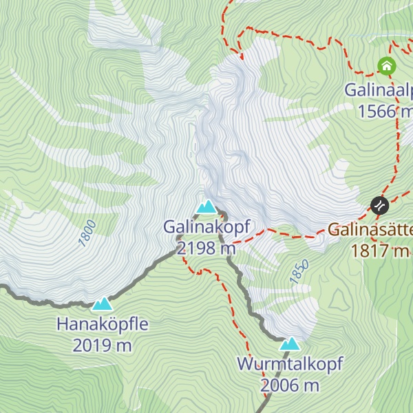 Map of Galinakopf