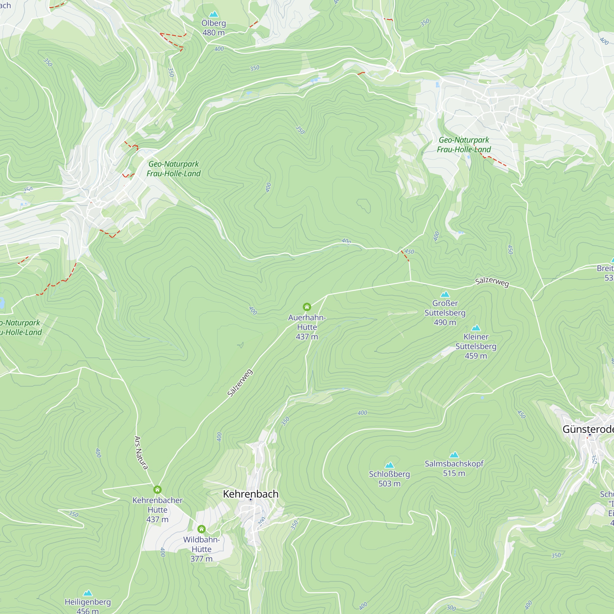 Auerhahn-Hütte map