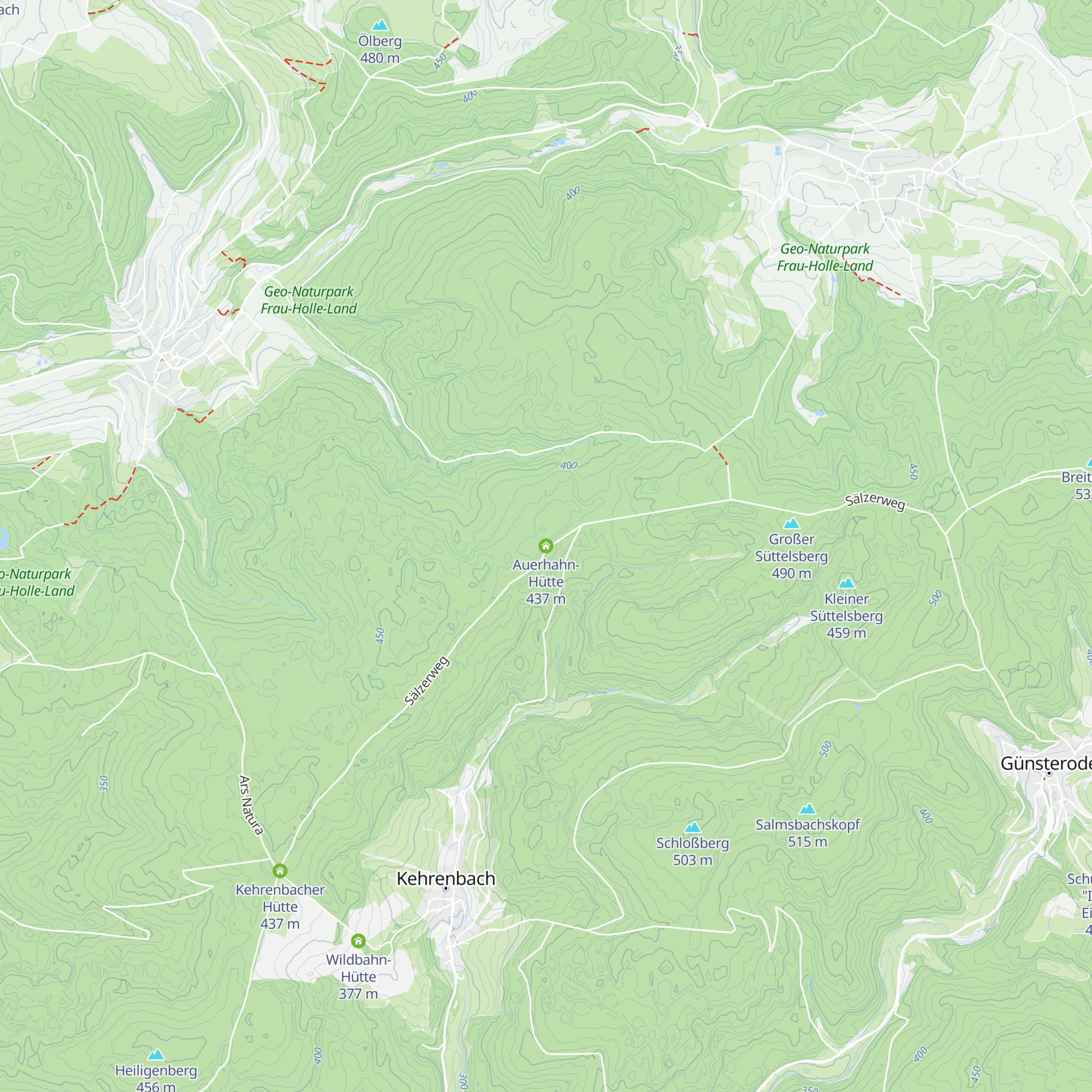 Auerhahn-Hütte map