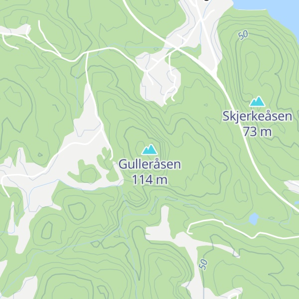 Map of Gulleråsen