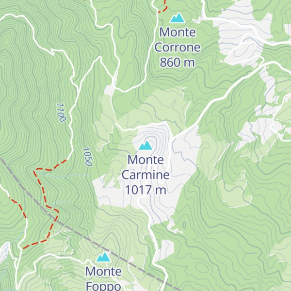 Map of Monte Carmine