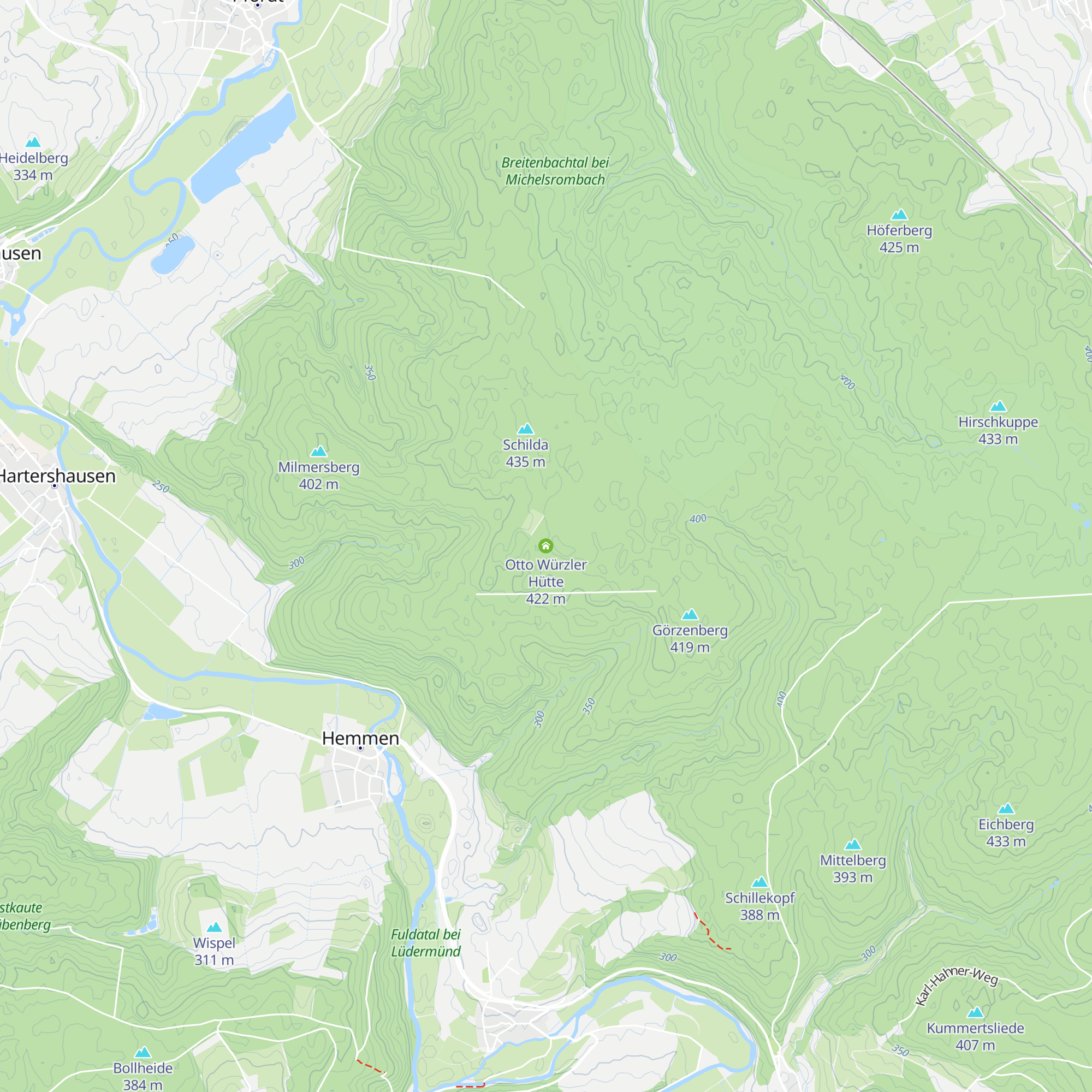Otto Würzler Hütte map