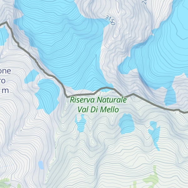 Map of Cima della Bondasca Centrale
