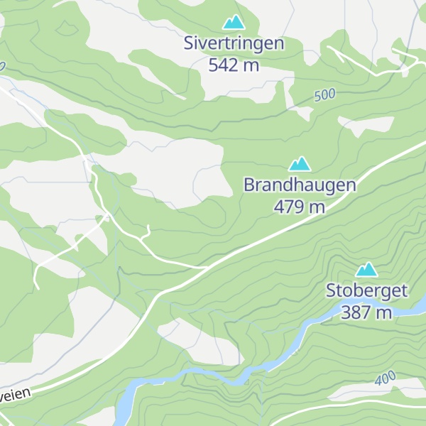 Map of Hillstohaugen
